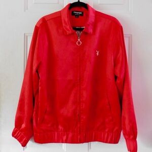 PlayBoy Day Club Red Satin Bomber